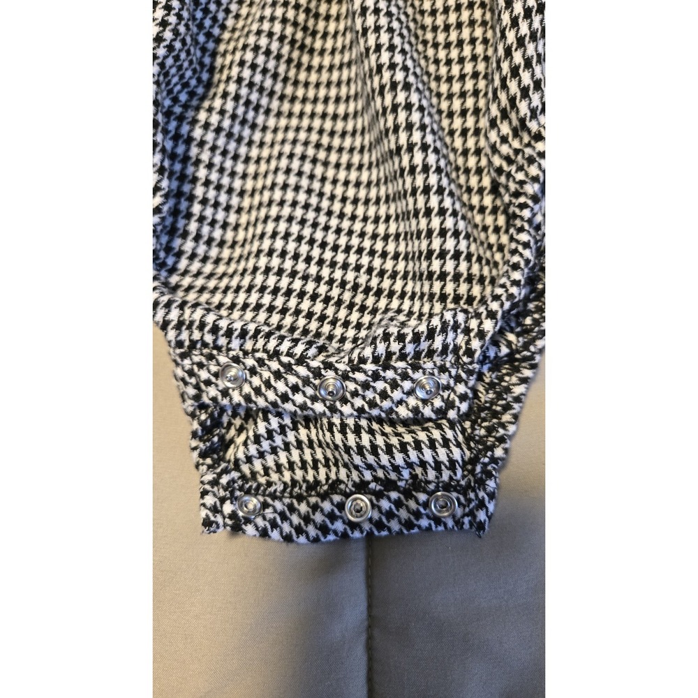 Baby Girl Houndstooth Outfit Set 12-18M Lila & Jack Peter Pan Collar + Tights - Picture 5 of 5